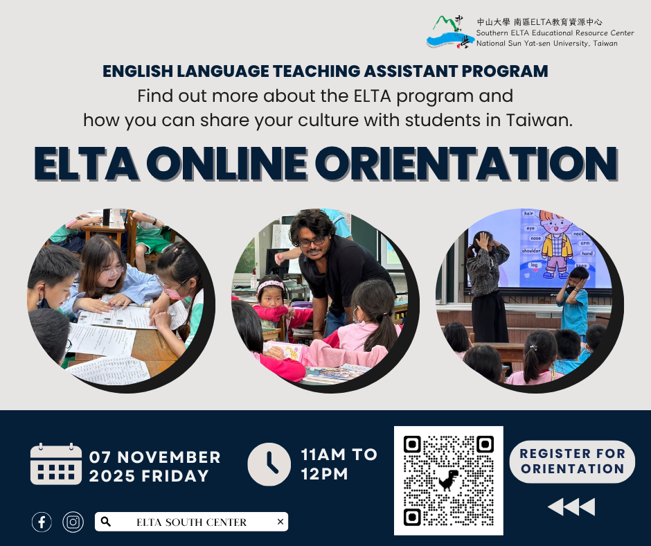 elta orientation poster