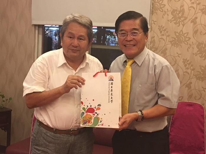 越南臺灣企業家冼文舉董事長與本校簽訂加強人才培育合作方案圖片